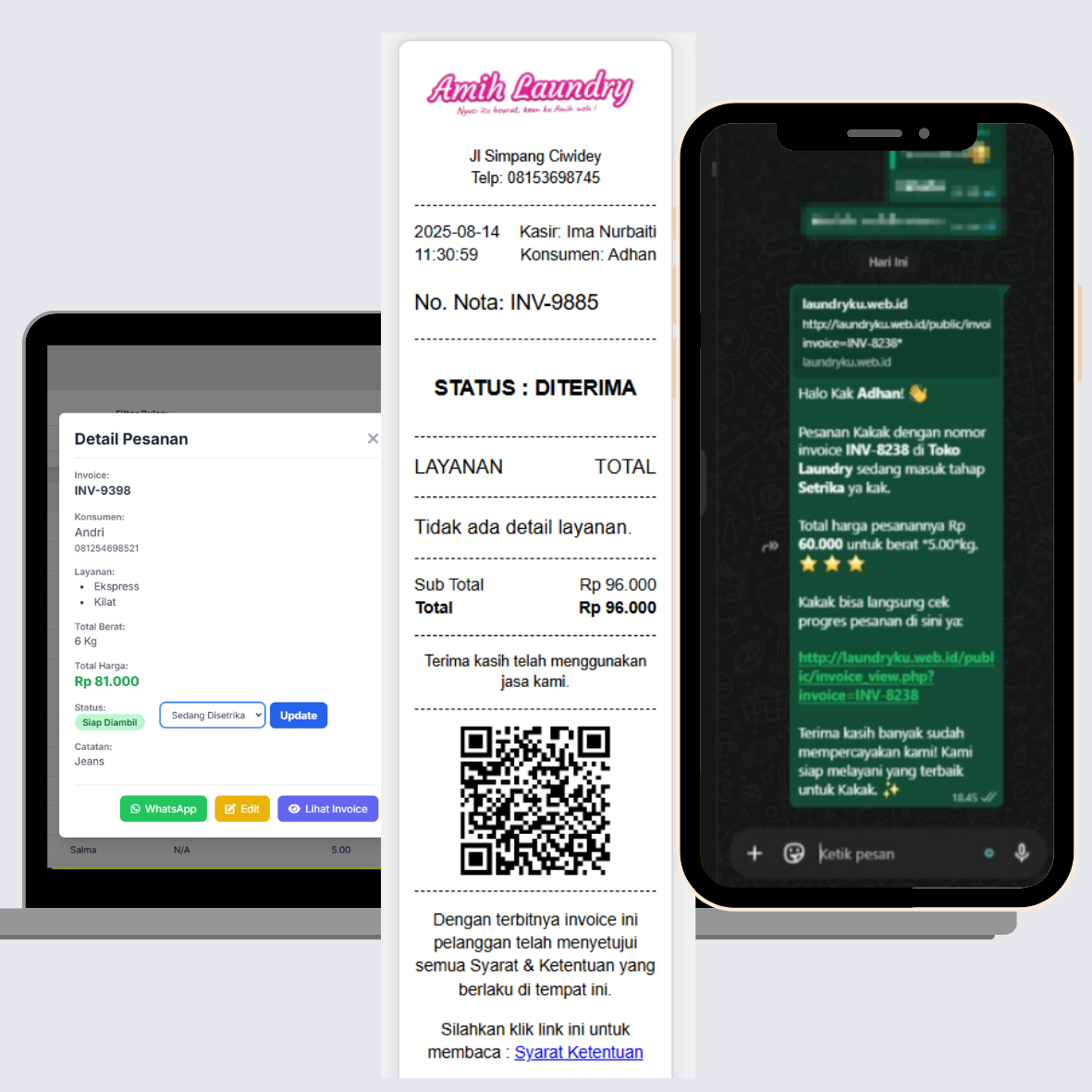 GIF Transaksi Struk Digital